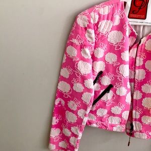 Pink flower blouse one of a kind